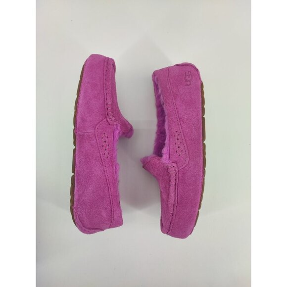UGG Women's Ansley Faux Fur Purple Slippers Size 5 US - Picture 5 of 8